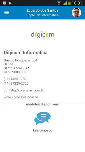 Android application Corp News screenshort