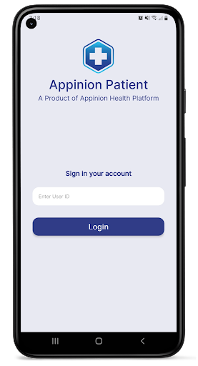 Android application Appinion Patient screenshort