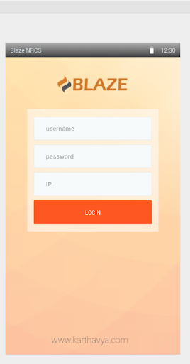 Android application Blaze NRCS screenshort