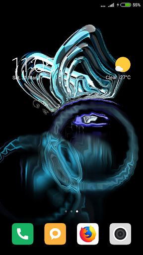 Neon Butterfly Ripple LWP