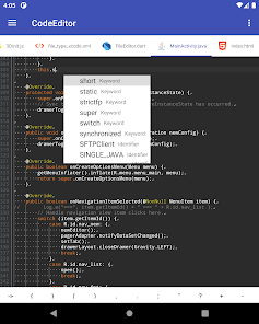 Captura de Pantalla 11 Code Editor Mobile - PHP, Java android