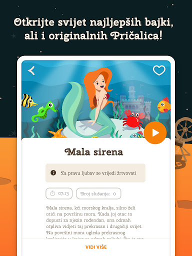Screenshot of Pričalica - bajke za djecu