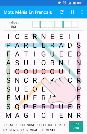 Mots Mêlés Français screenshot 1