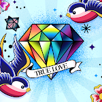 Cover Image of Download Rainbow Diamond Tattoo - Wallpaper 1.0.0 APK