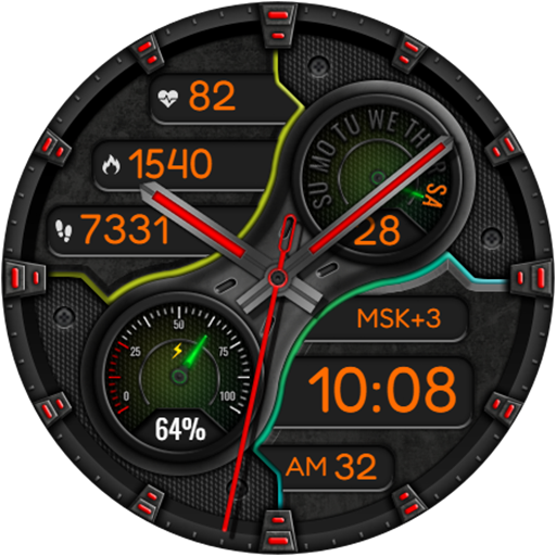Hybrid VANTUR WD100 Watch face