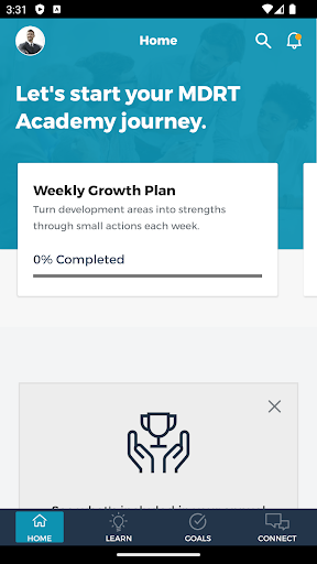 Android application The MDRT Academy screenshort