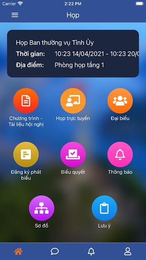 Quản lý họp Tỉnh Ủy Ninh Thuận Screen 2