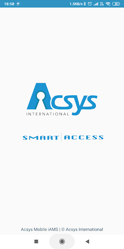 Android application Acsys Mobile Application screenshort