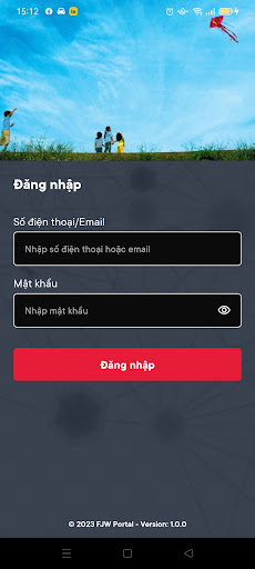 Android application FJW PORTAL screenshort