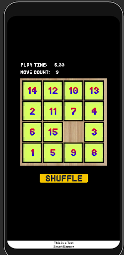 Android application SIMPLE NUMBER PUZZLE screenshort