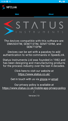 NFC Link Screen 2