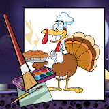 Thanksgiving Coloring Kid Game icon