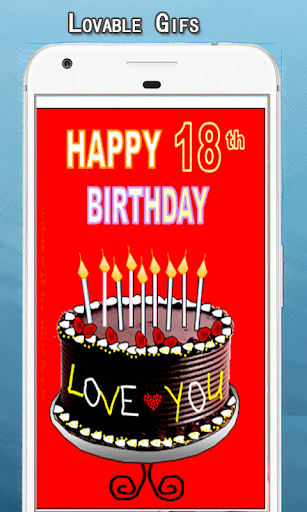 Android application Happy Birthday GIF screenshort