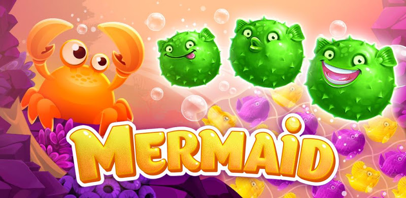 Mermaid - puzzle match-3 skat