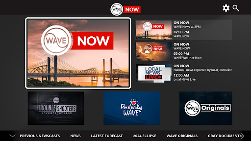 Screenshot of WAVE Local News
