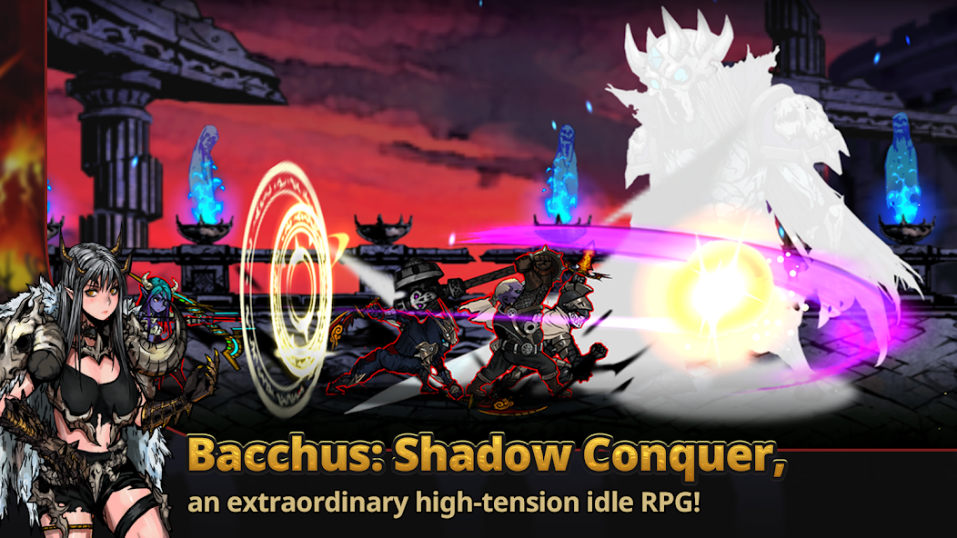 Bacchus shadow conquer 1.0.30 APK + Mod (Unlimited money) para Android