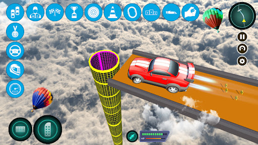 Kids Car Stunts Race Game Screen 3