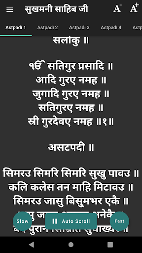 Punj Bani - Nitnem in Hindi Screen 3