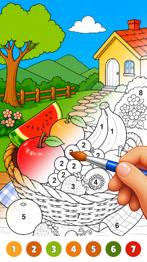 Color By Number: Cooking Paint screenshot 3