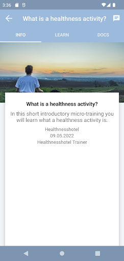 HEALTHNESS HOTEL Academy Screen 2