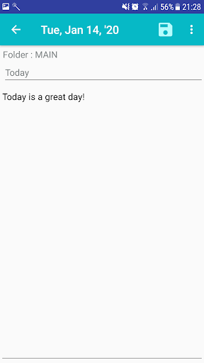 Pbuddy - The diary Screen 3