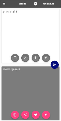Hindi - Myanmar Burmese Translator