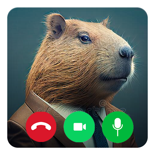 Capybara Funny Video Call