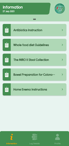 Android application Miro screenshort