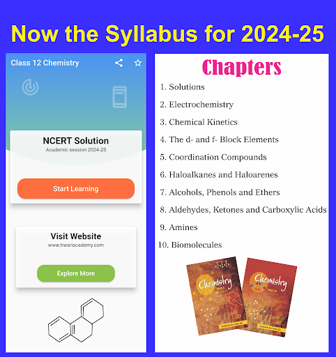 Android application Class 12 Chemistry for 2024-25 screenshort