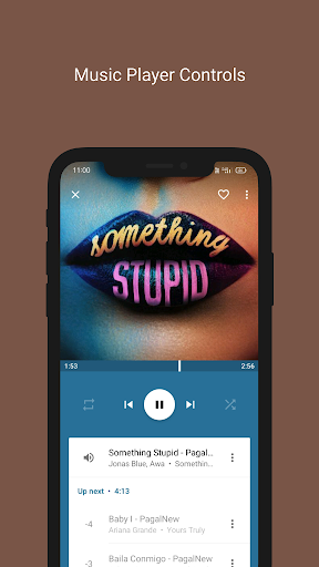Material Music Player Screen 2