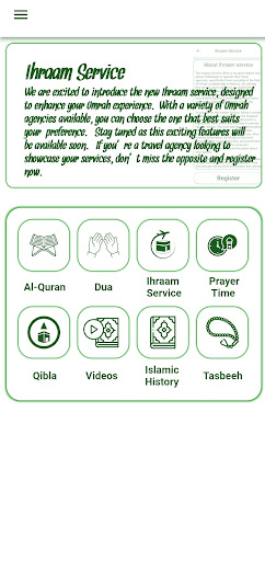 Android application Ihraam screenshort