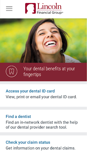 Android application Lincoln Dental screenshort
