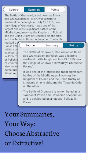 Brief It - Text Summarizer Screen 3