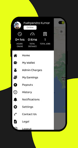 Cabby Driver Screen 3