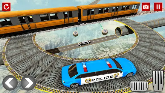 Police Limo Car Stunts GT Racing: Ramp Car Stunt(圖4)-速報App