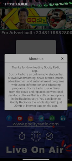 GOCITY RADIO Screen 3