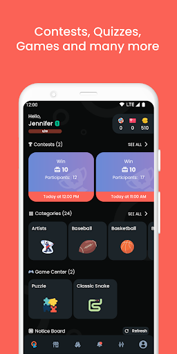 Android application GrandQuiz - Play, Win Rewards screenshort