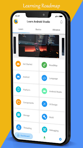 Android application Learn Android Studio Coding screenshort