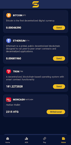 Safacil : Buy and Sell Crypto Screen 2