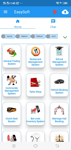 EasySoft Accounting App Screen 2