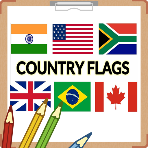 World Flags Coloring Book logo