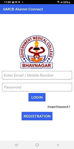 Android application GMCB Alumni Connect screenshort