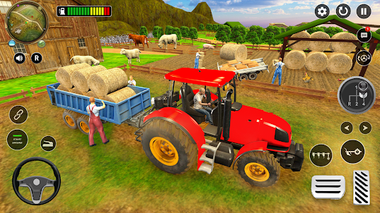 Real Tractor Farming Game 2023