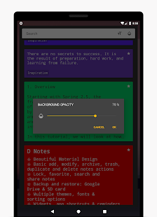 D Notes - notes and lists Screenshot