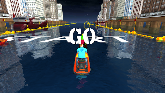 Jet Ski Water Boat Simulation