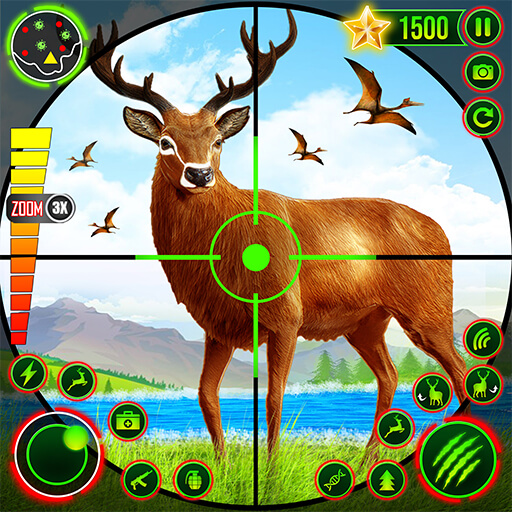 Jungle Deer Hunting Games  Icon