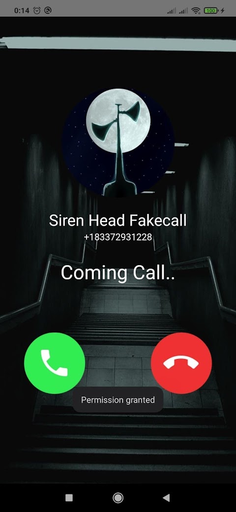 Fake Call From Siren Head - Scary Video Callのおすすめ画像3