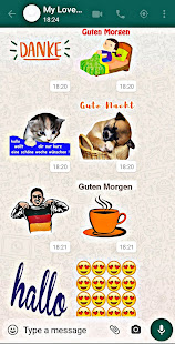 Guten Morgen und Gute Nacht Sticker WAStickerApps 1.1 APK screenshots 2