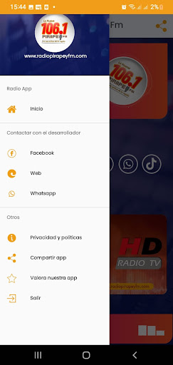 Radio Pirapey 106.1 FM Screen 2