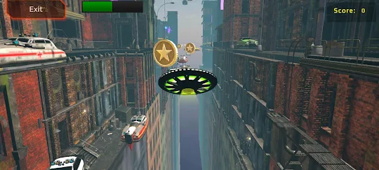 UFO Runner: City Skies Chase
